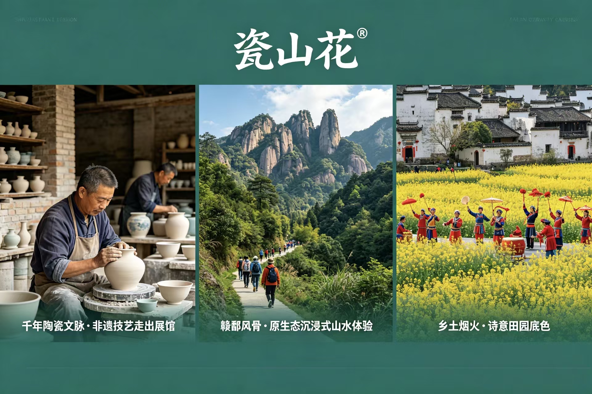 瓷山花® 旅游线路 瓷山花® 旅游线路